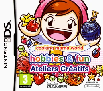 Cooking Mama World - Hobbies & Fun (Europe) (En,Fr,De,Es,It) box cover front